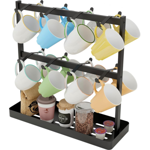 Does Not Apply Coffee Mug Holder Stand,16 Cup Hooks Countertop Mug Tree Holder Rack With Storag Does Not Apply Coffee Mug Holder Stand,16 Cup Hooks Countertop Mug Tree Holder Rack With Storag