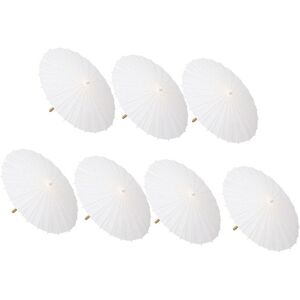Sodial 3x(7pcs Parasol Wedding Umbrella Party Favor Bamboo Umbrellas For Bridal5984 Sodial 3x(7pcs Parasol Wedding Umbrella Party Favor Bamboo Umbrellas For Bridal5984