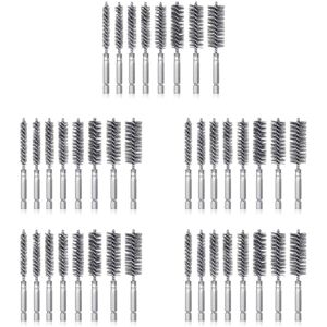 Sodial 40pcs Wire Brush Drill Bit Set With 1/4 Inch Hexagon Shank Steel Wire1783 Sodial 40pcs Wire Brush Drill Bit Set With 1/4 Inch Hexagon Shank Steel Wire1783