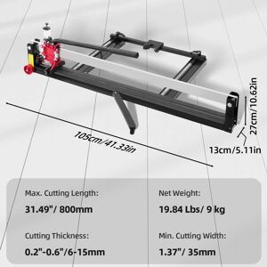 Kartols 800mm Manual Tile Cutter Ceramic Heavy Duty Hand Floor & Wall Tile Cutting Saw Kartols 800mm Manual Tile Cutter Ceramic Heavy Duty Hand Floor & Wall Tile Cutting Saw