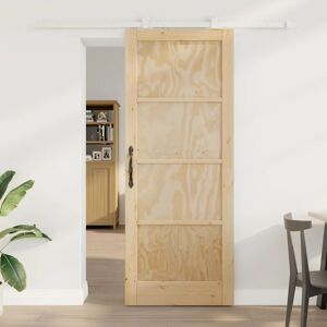 Sliding Door Set Manual Orkdal Natural And White 83 X 211 Cm Vidaxl Sliding Door Set Manual Orkdal Natural And White 83 X 211 Cm Vidaxl