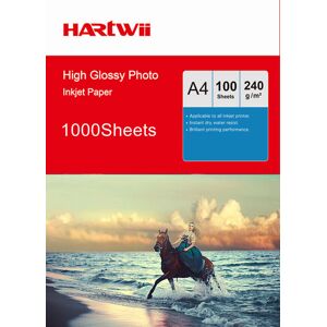 1000 Sheets A4 230 240 Gsm High Glossy Photo Paper Inkjet Paper Printer Hartwii 1000 Sheets A4 230 240 Gsm High Glossy Photo Paper Inkjet Paper Printer Hartwii