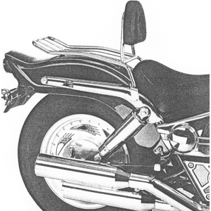H&b Suzuki Vz 800 Marauder Solorack With Backrest Chrome By Hepco And Becker H&b Suzuki Vz 800 Marauder Solorack With Backrest Chrome By Hepco And Becker