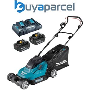 Makita Dlm432 Twin 18v / 36v Lxt Cordless 43cm Lawn Mower Soft Start 2 X 6ah Makita Dlm432 Twin 18v / 36v Lxt Cordless 43cm Lawn Mower Soft Start 2 X 6ah