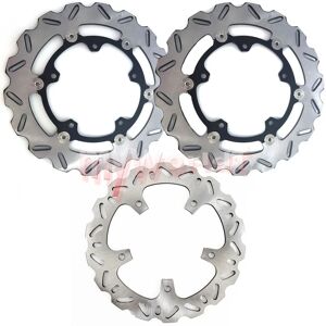 Eurowagens Fit Yamaha Tmax530 Tmax560 Motorcycle Front Rear Brake Disc Rotor T-Max 3 Pcs Eurowagens Fit Yamaha Tmax530 Tmax560 Motorcycle Front Rear Brake Disc Rotor T-Max 3 Pcs