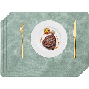 Washable Placemats Set Of 4, 16.9"X11.8" Indoor Outdoor Place Mats For Table, No Washable Placemats Set Of 4, 16.9"X11.8" Indoor Outdoor Place Mats For Table, No