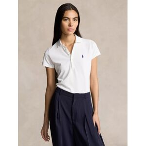New Ralph Lauren Julie White Skinny Fit Stretch Short Sleeve Polo Shirt - Medium New Ralph Lauren Julie White Skinny Fit Stretch Short Sleeve Polo Shirt - Medium