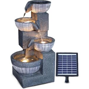 Geezy Solar Water Fountain 4 Tier Bowl Led Solar Water Feature Home Garden Decoration Geezy Solar Water Fountain 4 Tier Bowl Led Solar Water Feature Home Garden Decoration