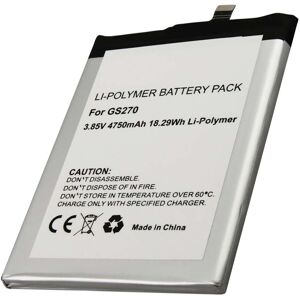 Avizar Battery For Gigaset Gs270 Li-Polymer 3.85v 4750mah 18.3wh / Silver Avizar Battery For Gigaset Gs270 Li-Polymer 3.85v 4750mah 18.3wh / Silver