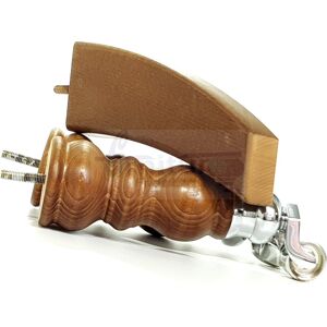 L&f Wood Furniture Feet 2x Castors 2x Curved Back Legs 205mm High Dark Oak Stain M8 L&f Wood Furniture Feet 2x Castors 2x Curved Back Legs 205mm High Dark Oak Stain M8