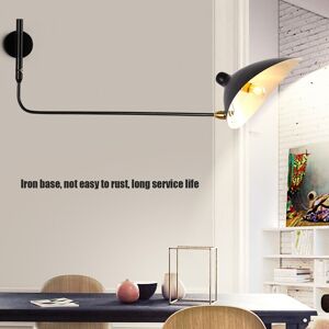Wrought Iron Vintage Wall Light 360° Swing Arm Wall Sconce For Kitchen Bar Hen Wrought Iron Vintage Wall Light 360° Swing Arm Wall Sconce For Kitchen Bar Hen