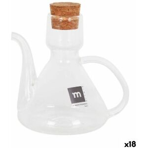 Cruet La Mediterránea Bell Transparent Silicone Borosilicate Glass 125 Ml [18 Cruet La Mediterránea Bell Transparent Silicone Borosilicate Glass 125 Ml [18