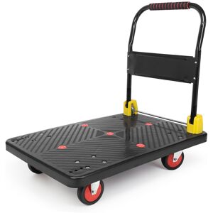 Ezbuys 400kg Capacity Platform Truck Heavy Duty Trolley With 2 Bungee Cords With Hooks Ezbuys 400kg Capacity Platform Truck Heavy Duty Trolley With 2 Bungee Cords With Hooks