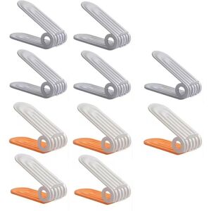 Sodial Shoe Slots Organizer 2 Levels Adjustable Space Savers 10 Shoe Holder Slim5584 Sodial Shoe Slots Organizer 2 Levels Adjustable Space Savers 10 Shoe Holder Slim5584