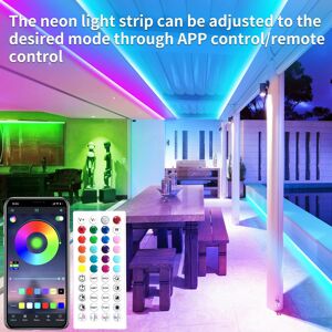 Segrass Flexible Led Neon Lights Strip 10m 24v Rgb With Remote,App Control, Ip65 Segrass Flexible Led Neon Lights Strip 10m 24v Rgb With Remote,App Control, Ip65