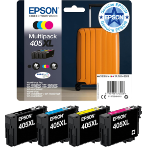 Does Not Apply 405xl Suitcase High Yield Genuine Multipack, 4-Colours Ink Cartridges, Durabrite Does Not Apply 405xl Suitcase High Yield Genuine Multipack, 4-Colours Ink Cartridges, Durabrite