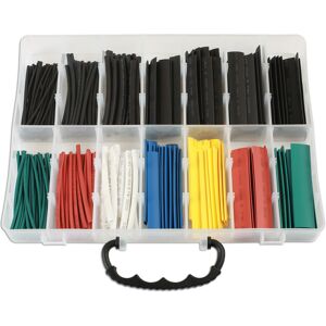 Assorted Box Of Coloured Heat Shrink Box 250pc - Connect 37198 New Assorted Box Of Coloured Heat Shrink Box 250pc - Connect 37198 New