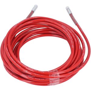 Airless Paint Sprayer Hose Flexible Fiber Tube 49.21ft Length 1/4in Red♫ Airless Paint Sprayer Hose Flexible Fiber Tube 49.21ft Length 1/4in Red♫
