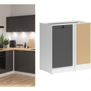 Impact Furniture Kitchen Base Corner Unit 1000mm Right Door 1m Cabinet Shaker Dark Grey Junona Impact Furniture Kitchen Base Corner Unit 1000mm Right Door 1m Cabinet Shaker Dark Grey Junona