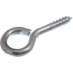 Onestopdiy 100 X Screw In Eye Closed Hooks Fixing Hanger ( No.14 ) 6mm X 65mm Bzp Onestop Onestopdiy 100 X Screw In Eye Closed Hooks Fixing Hanger ( No.14 ) 6mm X 65mm Bzp Onestop