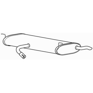 Premium Rear Exhaust Silencer Back Box For Seat Altea Bgu/bse/bsf 1.6 (2005-2010) Premium Rear Exhaust Silencer Back Box For Seat Altea Bgu/bse/bsf 1.6 (2005-2010)