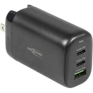 Ansmann Tc365pd Usb Pd Travel Charger, 65w, 3 Port, 1x Usb A, 2x Usb C - 1001-0172 Ansmann Tc365pd Usb Pd Travel Charger, 65w, 3 Port, 1x Usb A, 2x Usb C - 1001-0172