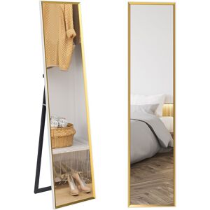 Homcom Full Length Mirror Wall Mount Leaning Standing Mirror, White Homcom Full Length Mirror Wall Mount Leaning Standing Mirror, White