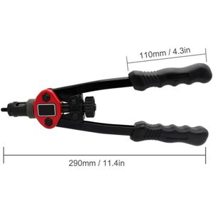 Rivet Nut Gun Stainless Steel Hand Riveting Tool With Tip M3 M4 M5 M6 M8 Nu Fi Rivet Nut Gun Stainless Steel Hand Riveting Tool With Tip M3 M4 M5 M6 M8 Nu Fi