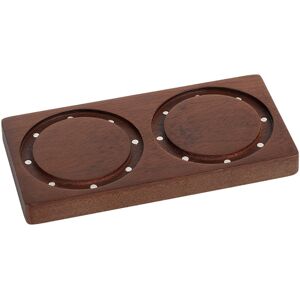 Sodial 3x(58mm Solid Wood Coffee Powder Bowl Storage Board Magnetic Wall Mounted2768 Sodial 3x(58mm Solid Wood Coffee Powder Bowl Storage Board Magnetic Wall Mounted2768