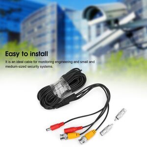 4pcs Bnc Video Power Cable Cctv Wire Cord Security System Accessories(10m Hen 4pcs Bnc Video Power Cable Cctv Wire Cord Security System Accessories(10m Hen