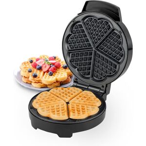 Geepas Waffle Maker – 5 Slice Heart Shaped Non-Stick Electric Belgian Waffle Mak Geepas Waffle Maker – 5 Slice Heart Shaped Non-Stick Electric Belgian Waffle Mak
