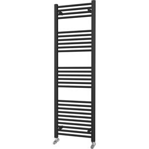 Uk Radiators Black Electric Towel Rail 1600x500mm 600w On/off Element straight Uk Radiators Black Electric Towel Rail 1600x500mm 600w On/off Element straight