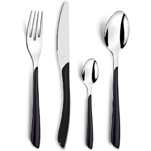 Amefa Eclat Black 24 Piece Stainless Steel Cutlery Set Amefa Eclat Black 24 Piece Stainless Steel Cutlery Set