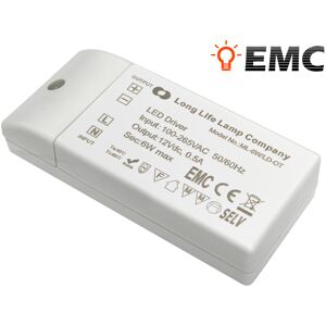 Long Life Lamp Company 6w Led Driver Power Supply Transformer 240v - Dc 12v Long Life Lamp Company 6w Led Driver Power Supply Transformer 240v - Dc 12v