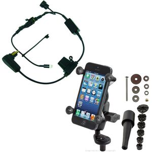 Buybits High Power Hella / Din Motorcycle Bike Fork Stem Mount For Iphone Xs Buybits High Power Hella / Din Motorcycle Bike Fork Stem Mount For Iphone Xs