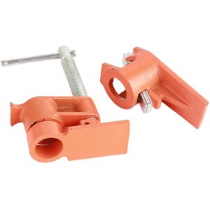 (Extended)3/4 Inch Pipe Clamp Jaws Vise Fixture Set Woodworking Tool Kit Tu (Extended)3/4 Inch Pipe Clamp Jaws Vise Fixture Set Woodworking Tool Kit Tu