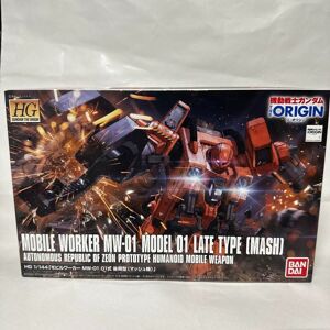 Bandai Hg 1/144 Mobile Worker Mw 01 01 Late Model Mash Machine Gundam The Origin New Bandai Hg 1/144 Mobile Worker Mw 01 01 Late Model Mash Machine Gundam The Origin New