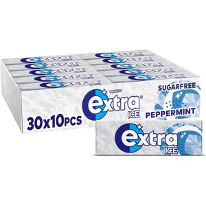 Wrigley'S Extra Ice Chewing Gum, Ice Peppermint Flavour With Microgranules, 30 Wrigley'S Extra Ice Chewing Gum, Ice Peppermint Flavour With Microgranules, 30
