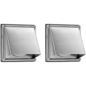 Sodial 2pcs 5-Inch External Extractor Wall Vent Cushioned Non Return Flap,3228 Sodial 2pcs 5-Inch External Extractor Wall Vent Cushioned Non Return Flap,3228
