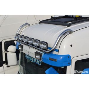 Bragan™ Roof Bar + Leds + Spot Lights For Scania P G R 6 Series 2009+ Highline Stainless Bragan™ Roof Bar + Leds + Spot Lights For Scania P G R 6 Series 2009+ Highline Stainless