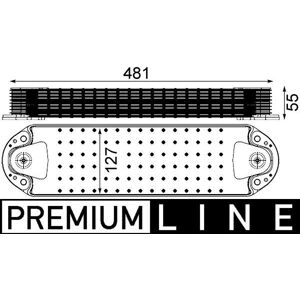 Mahle Clc213000p Engine Oil Cooler Brazed Cooling Fins 481mm Length Fits Volvo Mahle Clc213000p Engine Oil Cooler Brazed Cooling Fins 481mm Length Fits Volvo