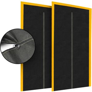 Pricepredator 2 X Double-Zip Dust Door 110x220 Cm Reusable Barrier Renovation Work Painting Pricepredator 2 X Double-Zip Dust Door 110x220 Cm Reusable Barrier Renovation Work Painting