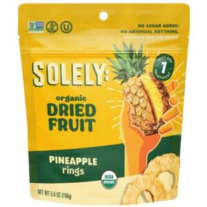 Solely Organic Dried Fruit Pineapple Rings 5.5 Oz(Case Of 6) Solely Organic Dried Fruit Pineapple Rings 5.5 Oz(Case Of 6)