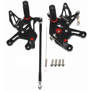 Mad-Moto Cnc Adjustable Rearset Rear Sets Foot Pegs Kawasaki Zx10r 2011- 2015 Black Mad-Moto Cnc Adjustable Rearset Rear Sets Foot Pegs Kawasaki Zx10r 2011- 2015 Black