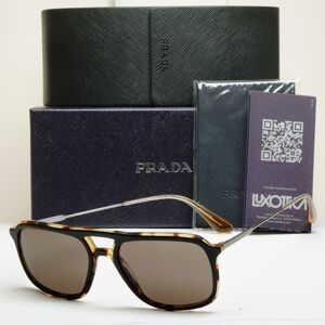 Prada Sunglasses 2017 Small Navigator Pilot Black Brown Spr 06v Pr06vs Nai-5s2 Prada Sunglasses 2017 Small Navigator Pilot Black Brown Spr 06v Pr06vs Nai-5s2