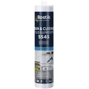 White Silicone Sealant Anti-Mold Kitchen Bathroom S545 Bostik White Silicone Sealant Anti-Mold Kitchen Bathroom S545 Bostik