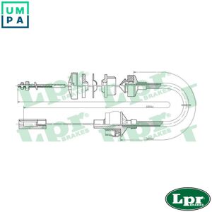 Lpr Cable Pull Clutch Control C0164c For Peugeot 306/break/hatchback/convertible 306 Lpr Cable Pull Clutch Control C0164c For Peugeot 306/break/hatchback/convertible 306