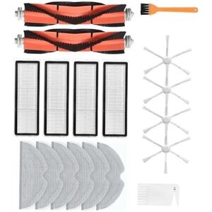 Sodial 2x(For Robot Vacuum Mop 2c Stytj03zhm Robot Vacuum Cleaner Main Side Brush8895 Sodial 2x(For Robot Vacuum Mop 2c Stytj03zhm Robot Vacuum Cleaner Main Side Brush8895