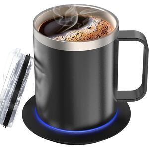 Sodial Self-Heating Coffee Cup Layer 304 Stainless Steel Beverage Cup Heater With6143 Sodial Self-Heating Coffee Cup Layer 304 Stainless Steel Beverage Cup Heater With6143