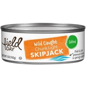 Field Day Wild Caught Skipjack Salted Chunk Light Tuna 5 Oz (Case Field Day Wild Caught Skipjack Salted Chunk Light Tuna 5 Oz (Case